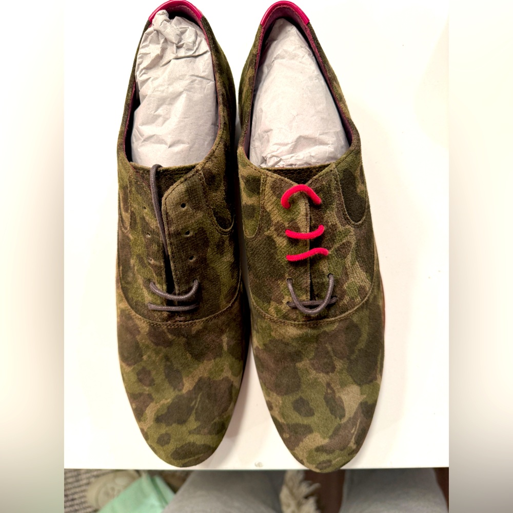 Ted Baker camouflage dress shoes